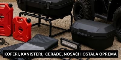 Koferi, kanisteri, cerade, nosaČi i ostala oprema